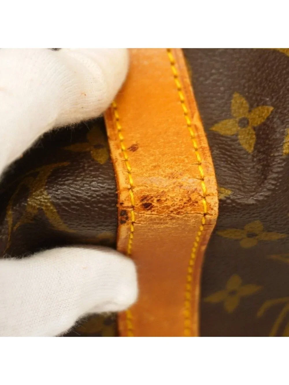 Louis Vuitton Boston Bag Monogram Sac Spool 45 Brown